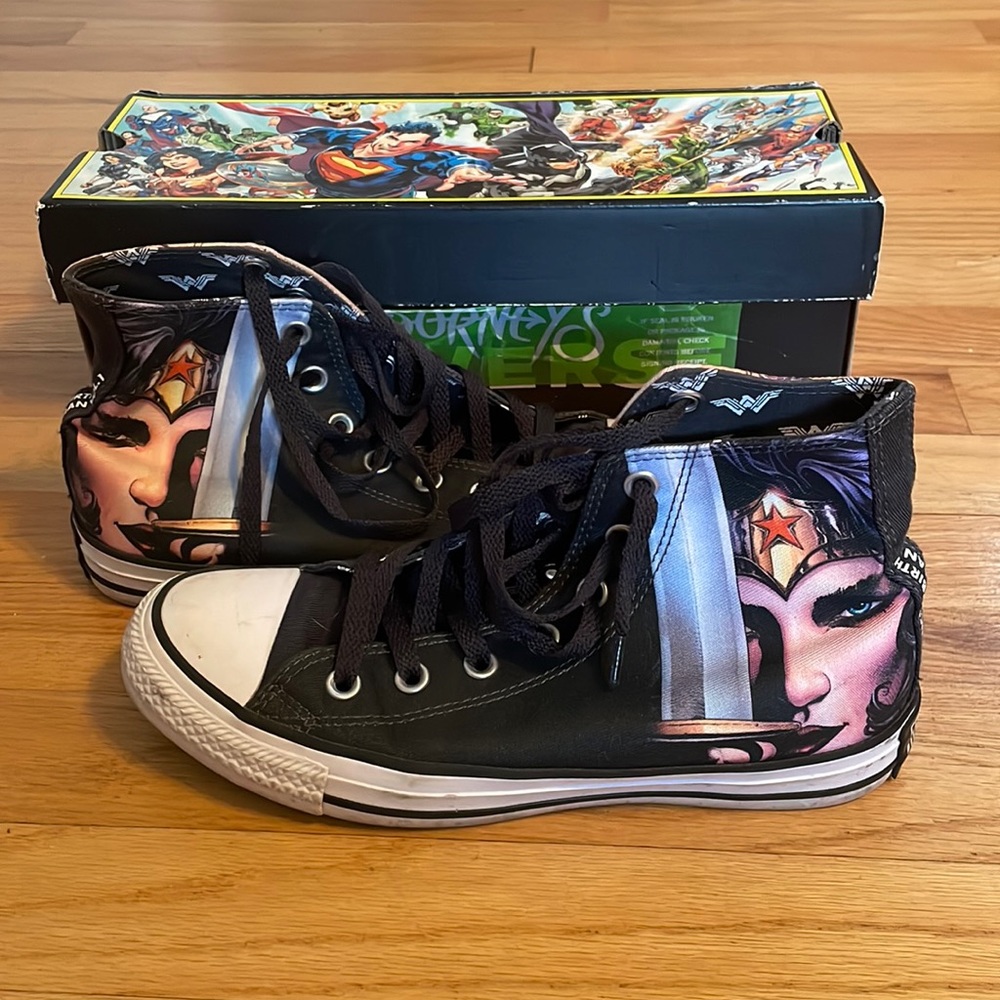 Converse DC Comics Wonder Woman high too sneakers. Women’s Size 7